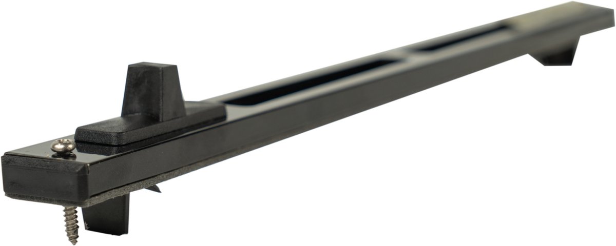 Airace Gleufluchtventilatie - Afsluitbaar binnenrooster - zwart ral 9005 - Type V-294-Z-1