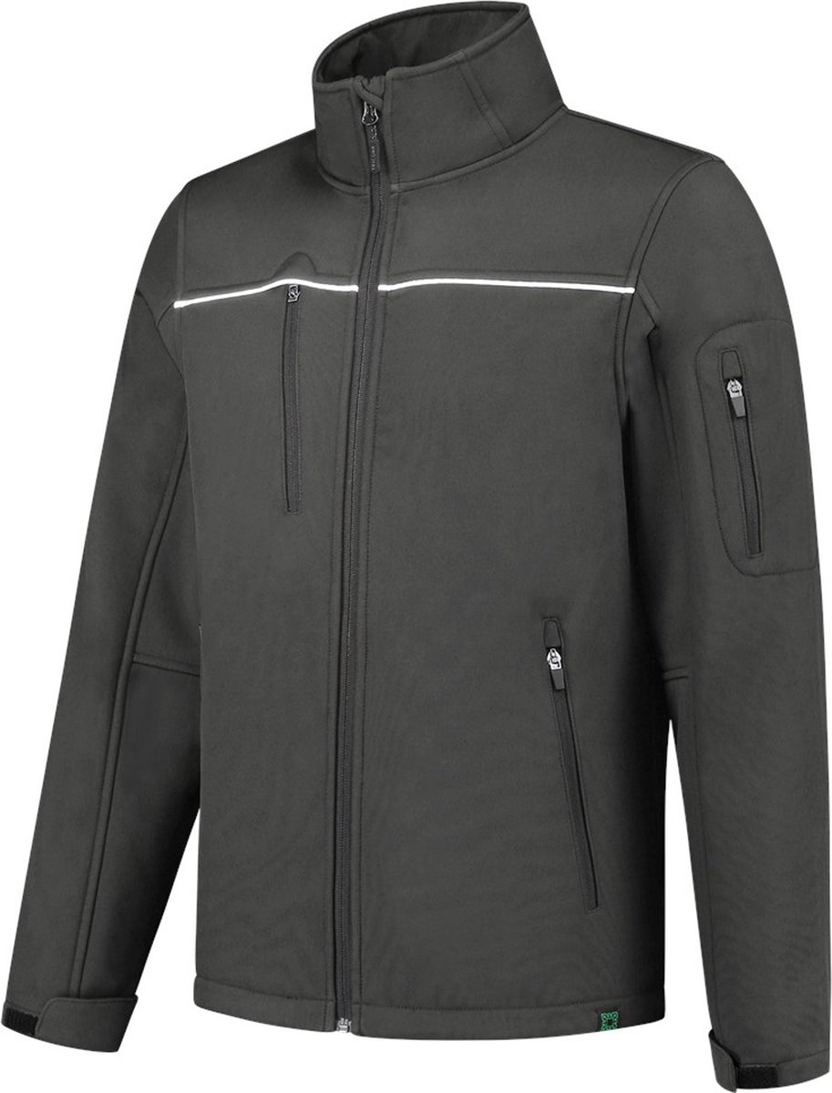 Tricorp 402701 Softshell Luxe Rewear - Donkergrijs - M