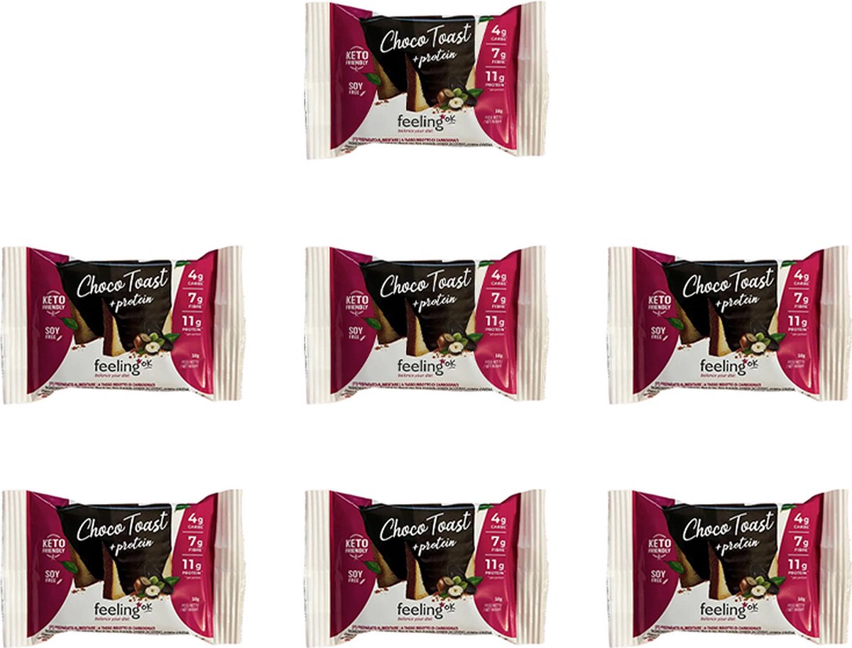 Goedkoopste Feeling OK | Toast Choco | 7 Stuks | 7 x 50 g