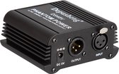 Alimentation fantôme USB 1 canal 48V avec adaptateur, câble Audio XLR pour Microphone à condensateur, équipement de musique