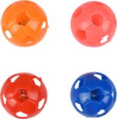 Andiker Crinkle-ballen, 5 kleuren, interactief kattenspeelgoed voor indoor katten om op te kauwen, jagen, spoppen, bijten, jagen, om tijd te doden en fit te blijven, 10 stuks