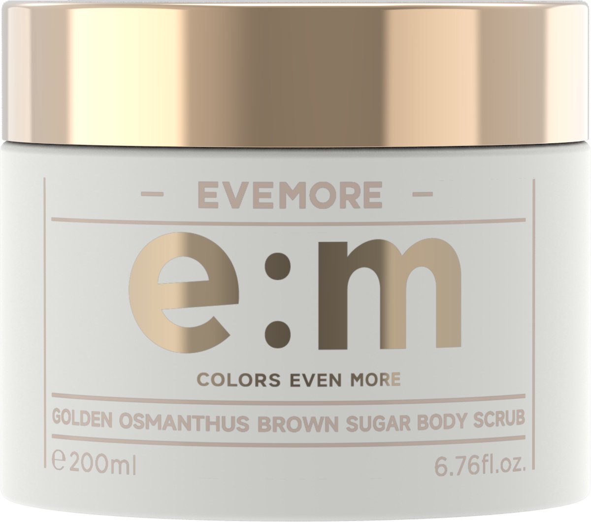 Goedkoopste EVEMORE Golden Osmanthus Brown Sugar Body Scrub 200g - Douchescrub