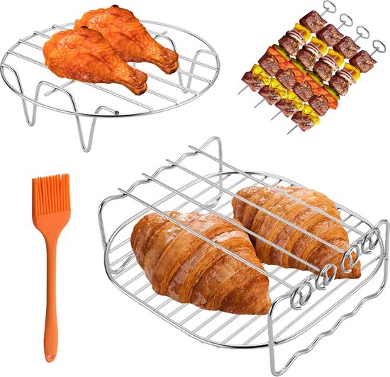 DistinQ Touchefryer-acc Airfryer Accesoires Set