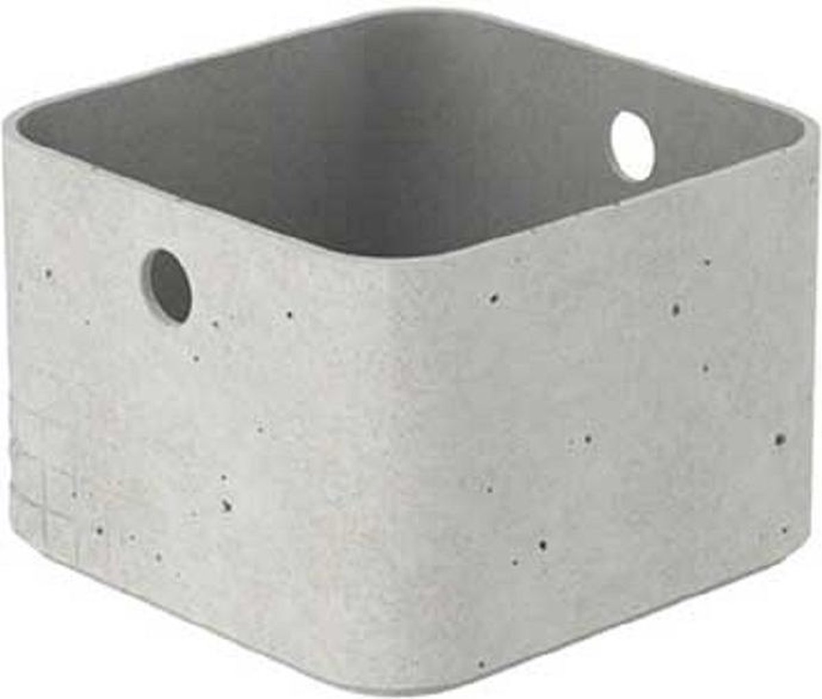 Beton Opbergbox XS 4L - Set van 3 - L 17 x B 17 x H 12 cm - Kunststof