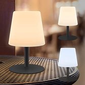 Tafellamp Zonder Snoer - Tafellamp Op Batterijen - Tafellamp Draadloos - Zwart