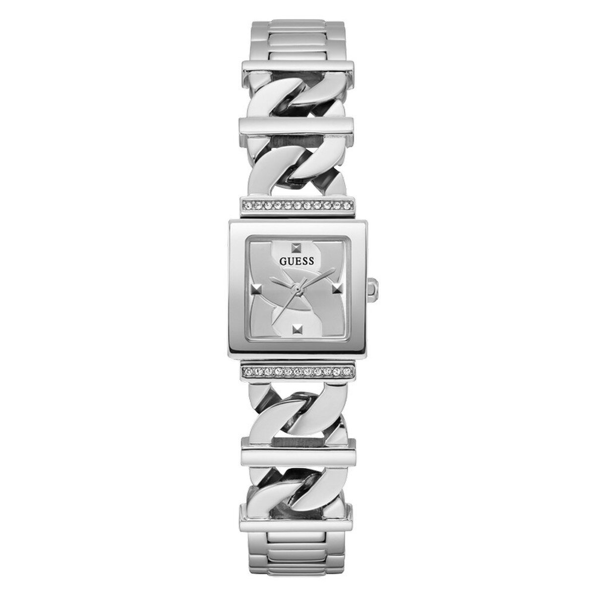 Guess GW0603L1 Dames horloge vierkant met schakelband