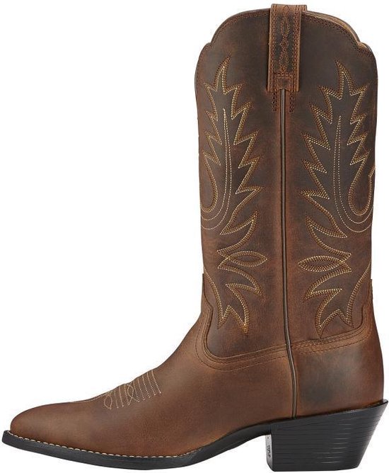 Ariat Heritage Western R Toe Ladies Boot - Distressed Brown 40