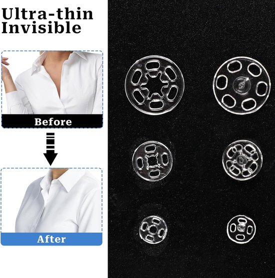 120 Sets Leren Drukknopen Kit, Koperen Drukknopen Voor Kleding Metalen