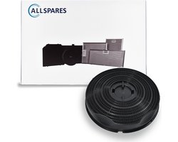 AllSpares Koolstoffilter voor afzuigkappen geschikt voor AEG-Electrolux MCFE13 - 9029800597 - Type 30 - Elica F00208-S en Whirlpool CHF30 (Ø238mm)