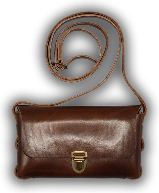 KÖ-Kind - Tas - Schoudertas - Leer - Leder - Real Leather - Dames - Women - Bruin - Brons