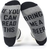 Malinsi Grappige Sokken - Bier - Bring me Beer - One Size - Cadeau Mannen - Happy Huissokken - Vaderdag Socks - Verjaardag - Geschenk Man