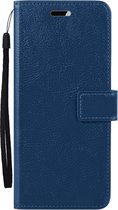 Hoes - Met Pasjeshouder - Geschikt voor OnePlus Nord 3 - Luxe Bookcase Portemonee - Flip Case - Kunstleer Book Case - Flipcase - Book Cover - Walletcase - PortemonneeHoes - Donkerblauw