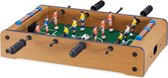 voetbaltafel, tafelmodel, HBD: 11 x 51 x 50 cm, voor kinderen, volwassenen, kickertafel, groen-bruin