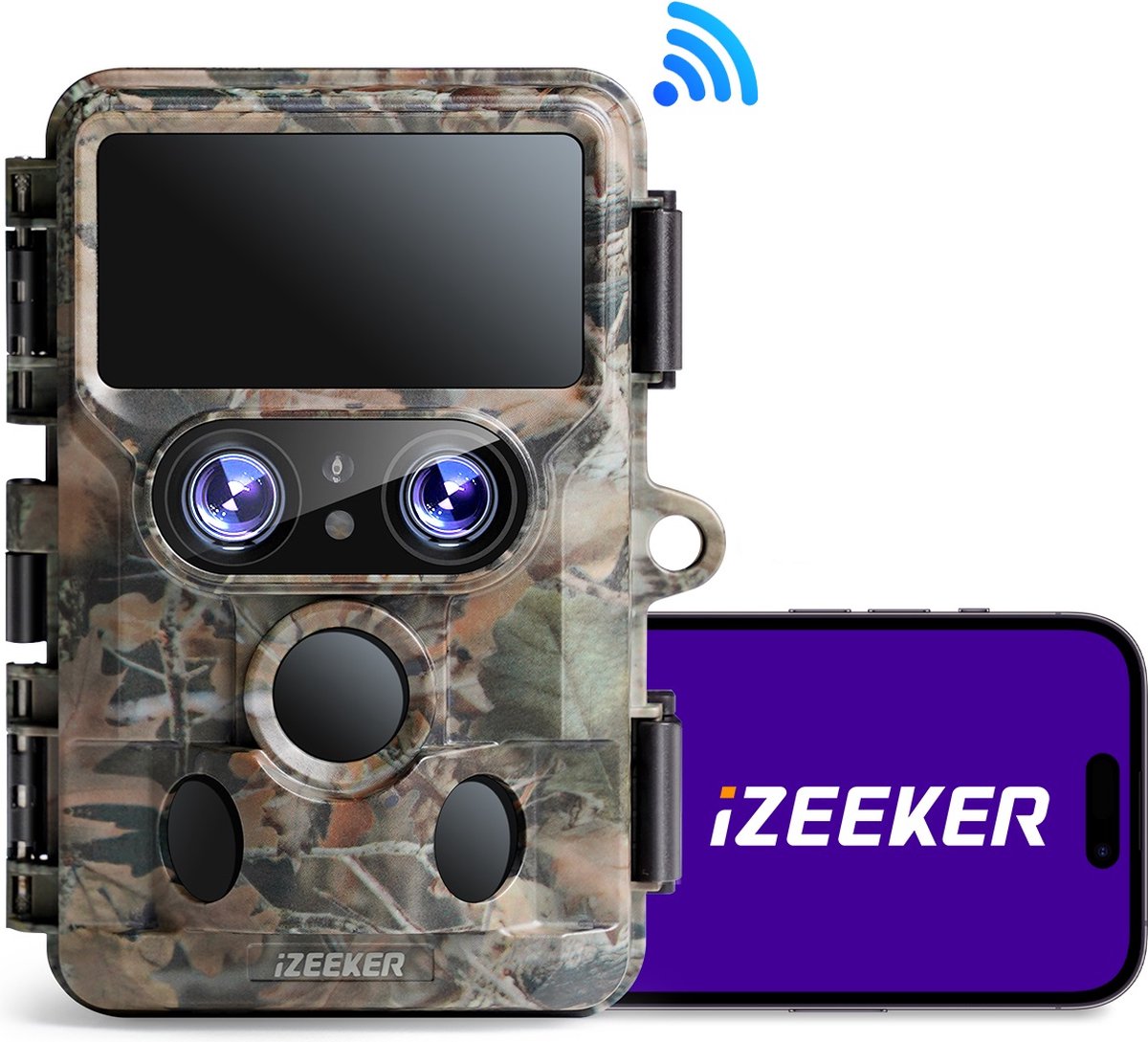Caméra de Chasse Connectée au Téléphone 4G 4K avec Batterie