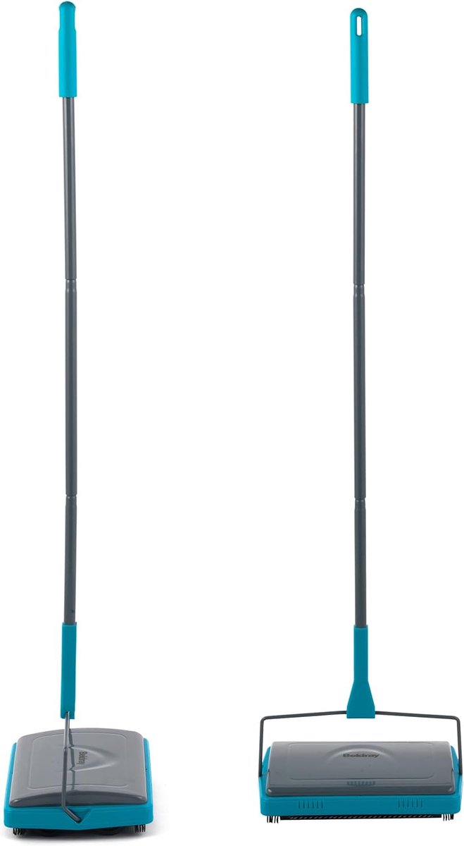 Tapijtveger - Tapijtveegmachine, handmatige vloerreiniger, rol voor het reinigen van tapijten en harde vloeren, bontverwijderaar voor huisdieren, verwijderen van vuil/haar,