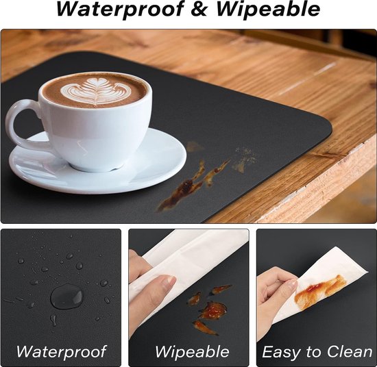 Tafel placemats set van placemats dineren kerst eetkamer bol