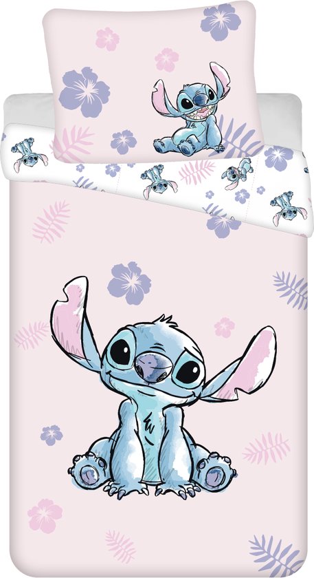 Disney Lilo & Stitch Dekbedovertrek Aloha - Eenpersoons - 140 x 200 cm - Katoen