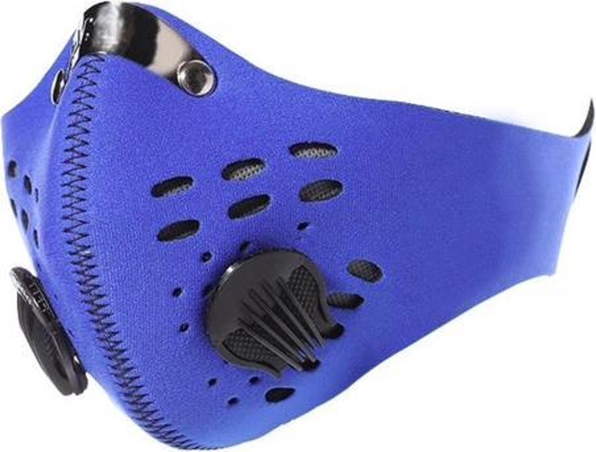 CHPN - Ski masker - Face masker - Gezichtsmasker - Trainingsmasker - Verhoog je Uithoudingsvermogen - Blauw