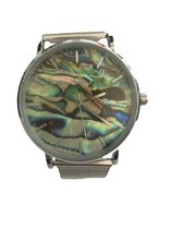 Petra's Sieradenwereld - RVS horloge met Paua horlogekast (54)