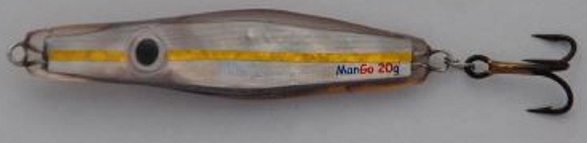 Longshot pilker 20 gr Geel - Snoekbaars - Geep - Kunstaas