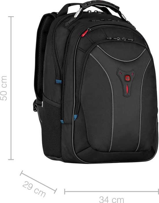 Laptoptas Rugzak Wenger Ibex 17 zwart | De