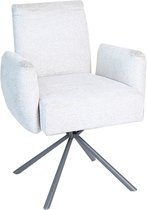 PTMD Lex Cream dining chair legacy 15 dove grey legs