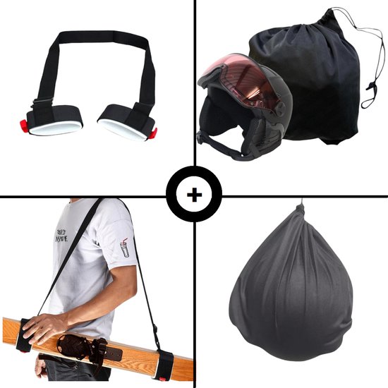Wintersport gadgets - Ski draagband + Skihelm cover hoes - helm tas | bol
