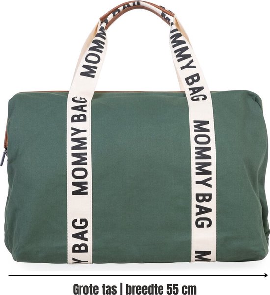 Foto: Childhome mommy bag verzorgingstas signature collection groen