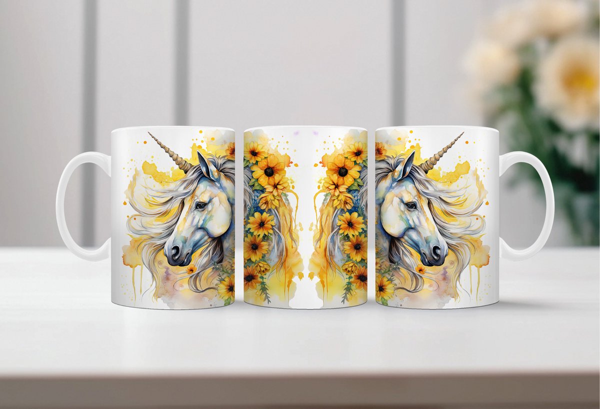 Auqarel koffiemok Unicorn 4