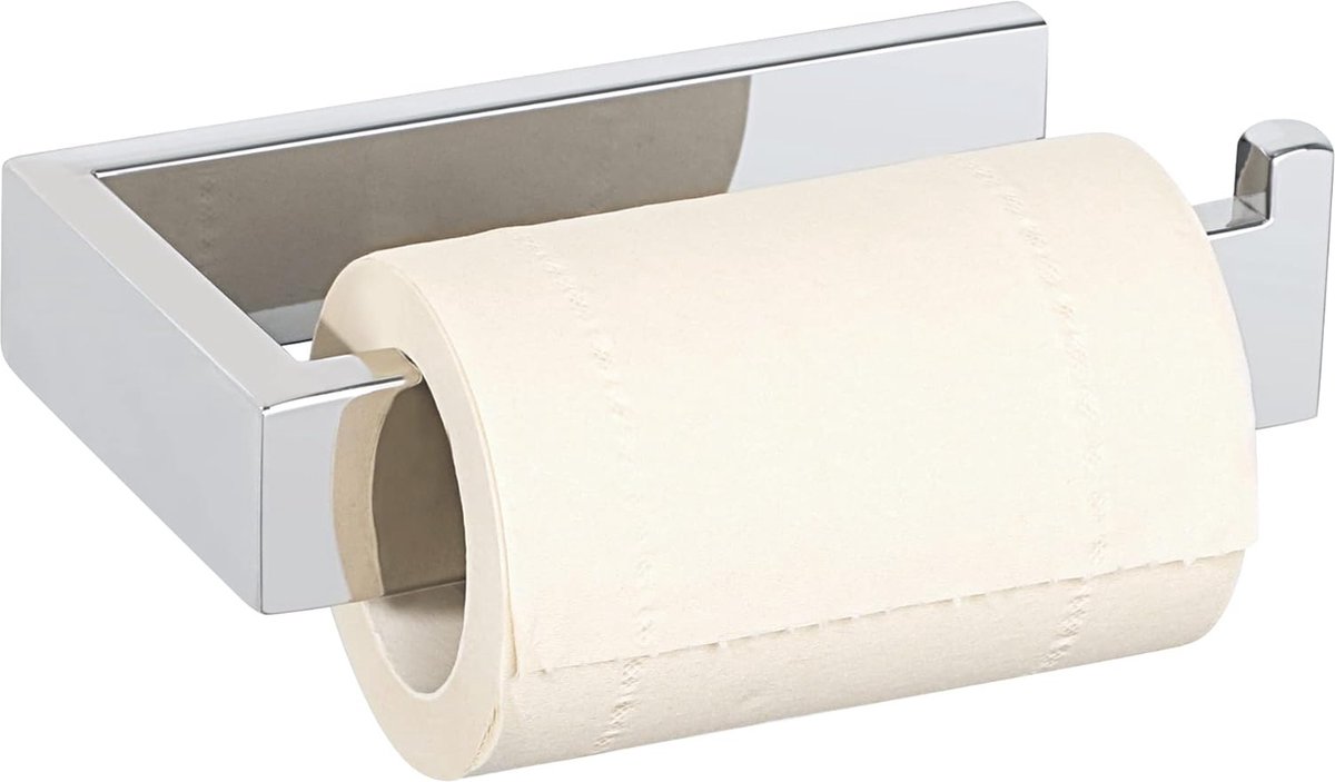 Toiletpapierhouder Wandmontage Toiletrolhouder van Roestvrij Staal SUS 304 wc-rolhouder voor Keuken en Badkamer Gepolijst, EGKN2211-C