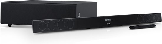 Teufel CINEBAR 11 Surround 4.1-Set - Soundbar met draadloze subwoofer en rearspeakers - Bluetooth met aptX - Virtuele surround sound - zwart van Teufel — afbeelding 3