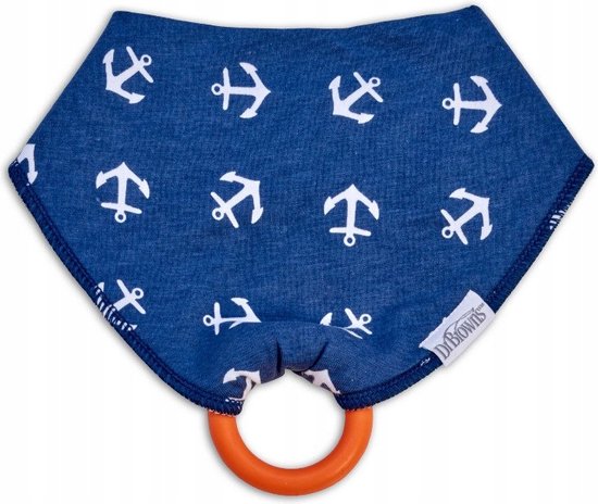 Dr Brown's - Slabetje Met Bijtring - Baby slabbetjes bandana stijl van Dr. Brown's — afbeelding 3