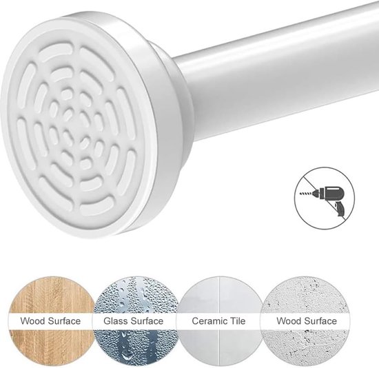 Douchegordijnstang bol