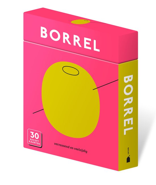 30 receptkaarten - Borrel