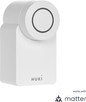 Nuki Smart Lock (4e generatie) - Matter - Slim deurslot - Toegang op afstand - Wit