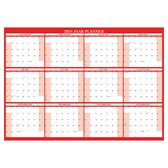 Jaarplanner 2025- A0 - Rood - 118x84cm