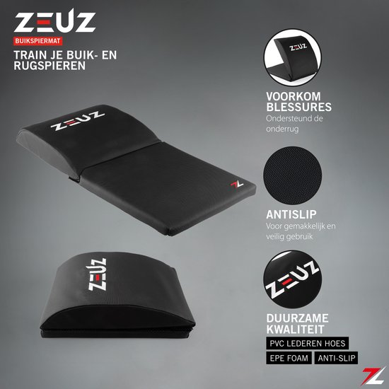 ZEUZ Ab Mat Sit Up Buikspiermat CrossFit Fitness Buikspier