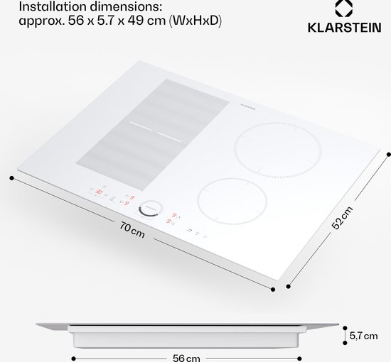 Klarstein Delicatessa 80 Flex Table à induction encastrable 3