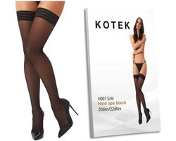 KOTEK - H001 Hold up kousen - L/XL - Zwart