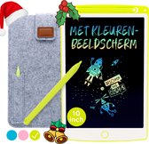 Bol.com LCD Tekentablet Kinderen "Groen" 10 inch - Kerstcadeau - Kado - Stem Speelgoed 4 Jaar - Drawing Tablet - Educatief Speel... aanbieding