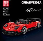 Mould King - 10041 - De Moc Zonda R Sport Race Auto - is compatibel met het bekende merk.