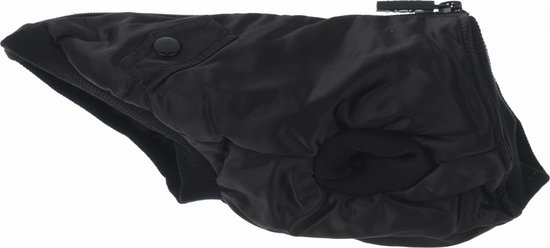 51 DegreesNorth Manteau pour chien - Blouson aviateur - Noir - 38 cm