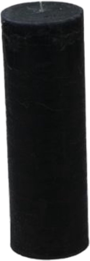 Branded By - Kaarsen 'Pillar' (Ø5cm x 15cm) - Black (set van 9)