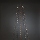 App gestuurde LED Lichtmantel voor kerstboom, 240cm 5 strengen van 40 extra warmwitte LED, met multifunctie