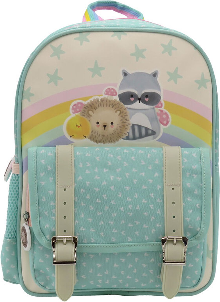 Kawanimals Forest Rugzak - Klein formaat - Kinderrugzak - 22x10x30cm.