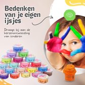 MAZYNN® Slijm pakket met 6 soorten accessoires - voor kinderen - Kant - en- klaar - 30×30 milliliter-Fluffy slime kit - Educatief-en motoriek speelslijm.