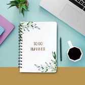 Planificateur quotidien de cahier à Hardcover TODO Day Planner A5 gestion/organisateur du temps