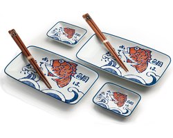 SUSHISET SAKANA 22X12,5CM|H2,5CM 2PERS