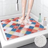 Shower mat – shower bath mat – durable – douchecabine, antislip douchemat voor gestructureerd bad \ Antislipmat -60 x 60 cm