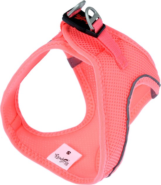 Tailpetz - Harnais Air- Mesh - Harnais pour chien - Harnais pour chien - Harnais pour petit chien - Harnais pour chien en Y - Harnais pour chien - Harnais anti- Trek pour chien - Réfléchissant - Taille L - Pink